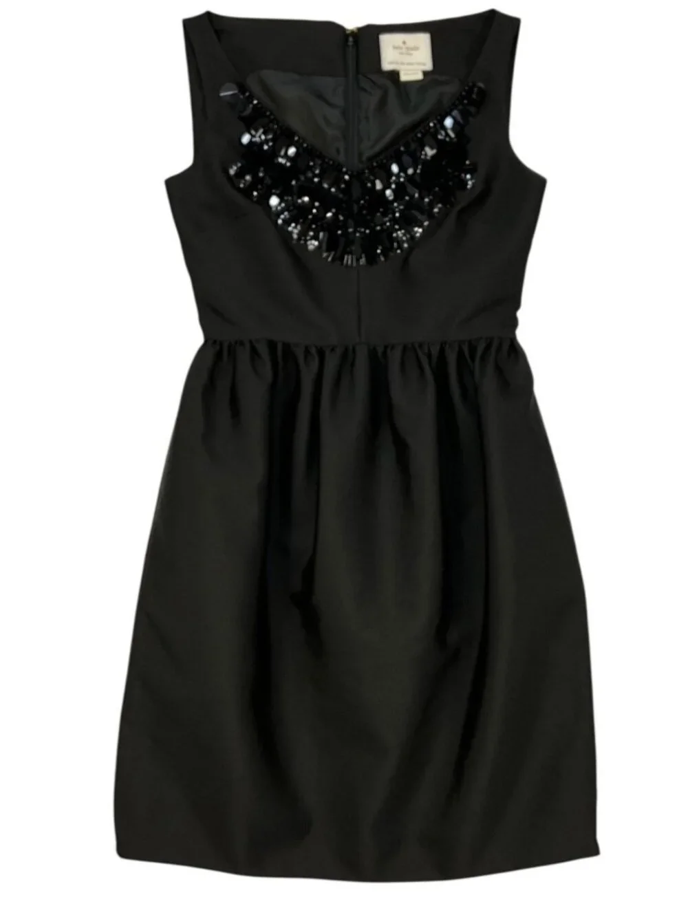 Kate Spade Embellished Cupcake Dress 0 Black Mini